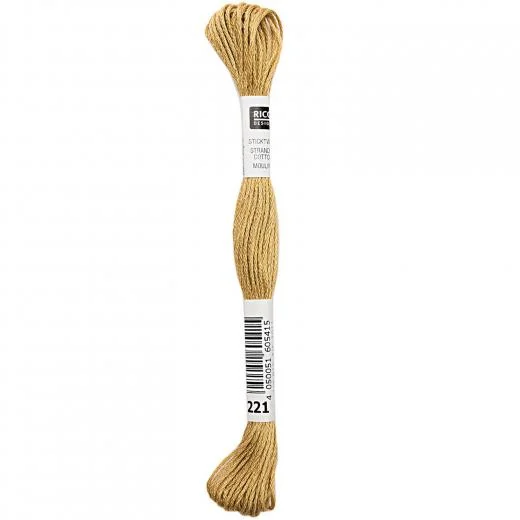 Rico Design Sticktwist - Farbe 221 heugrün