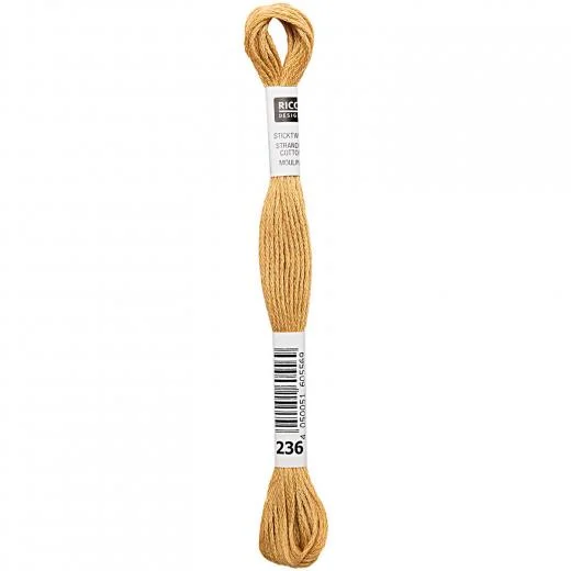 Rico Design Sticktwist - Farbe 236 senf