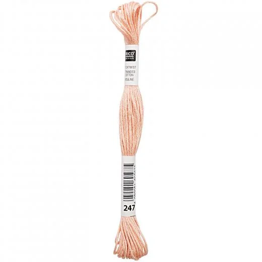Rico Design Sticktwist - Farbe 247 rotbraun