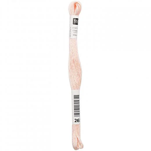 Rico Design Sticktwist - Farbe 261 lachsrosa