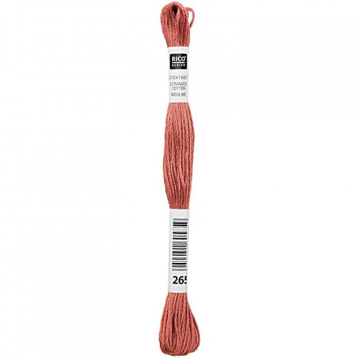 Rico Design Sticktwist - Farbe 265 apricot dunkel
