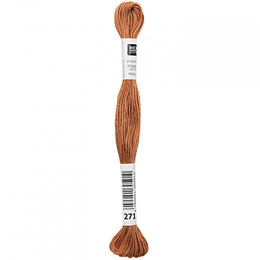 Rico Design Sticktwist - Farbe 271 karamell