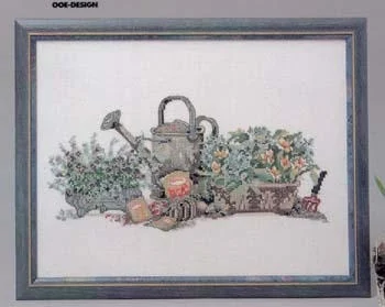Oehlenschläger - Blumen mit Gießkanne