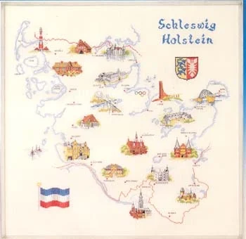 Oehlenschläger - Landkarte Schleswig-Holstein