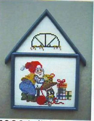 Oehlenschläger - Haus Wichtel mit Geschenken mit Rahmen