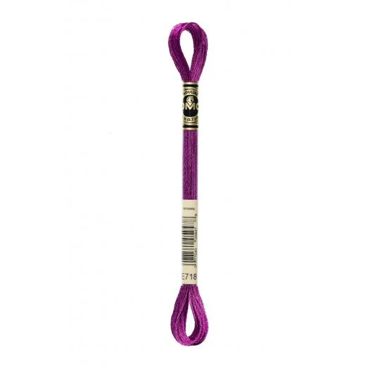 DMC Light Effects - E718 Pink Garnet