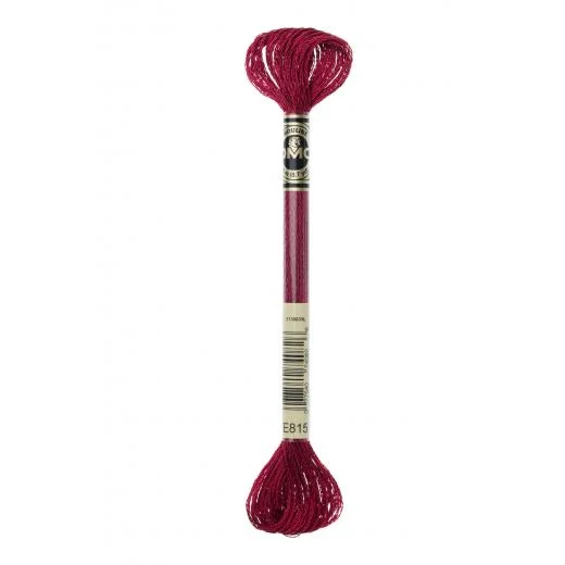 DMC Light Effects - E815 Dark Ruby Red