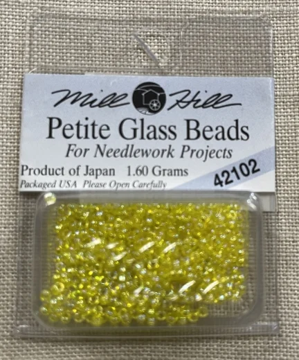 Mill Hill 42102 Seed-Petite Beads - Lemon