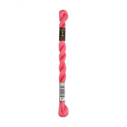 Anchor Perlgarn Stärke 5 - 5g - 27 rosa