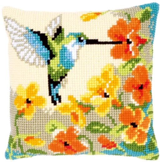 Vervaco - Kreuzstichkissen Kolibri
