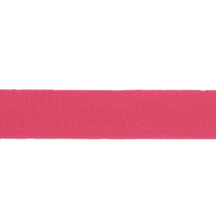 Baumwoll-Gurtband uni pink 38 mm