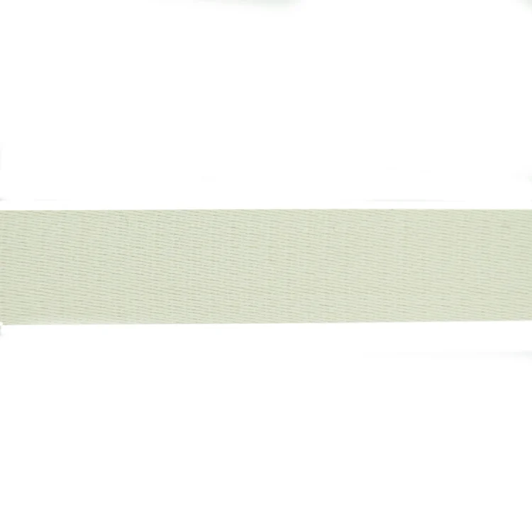 Baumwoll-Gurtband uni wollweiss 38 mm