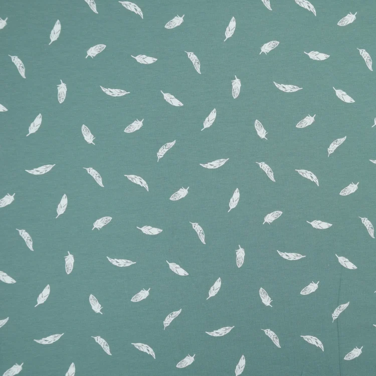 Baumwolljersey Flying Feather, altmint