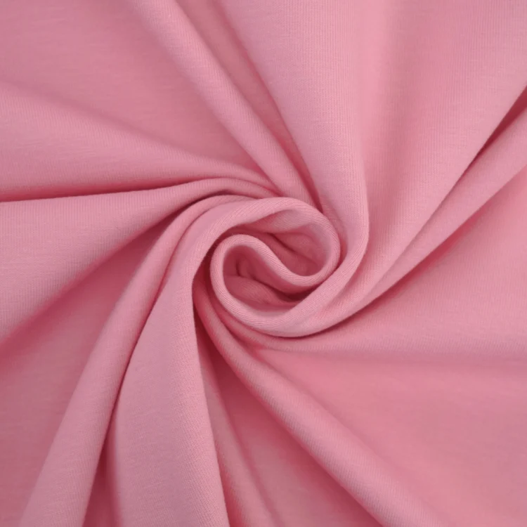 Baumwolljersey uni, rosa