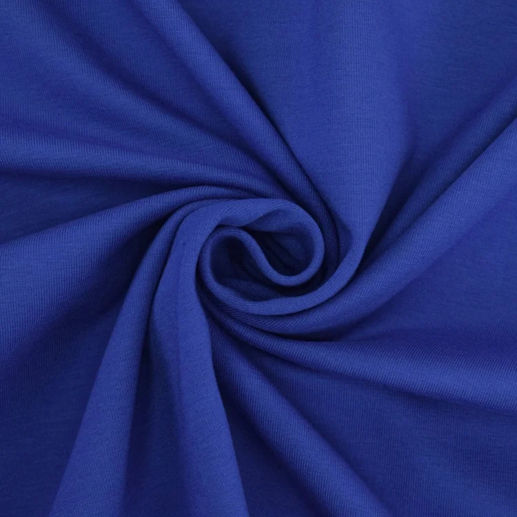 Baumwolljersey uni, royalblau