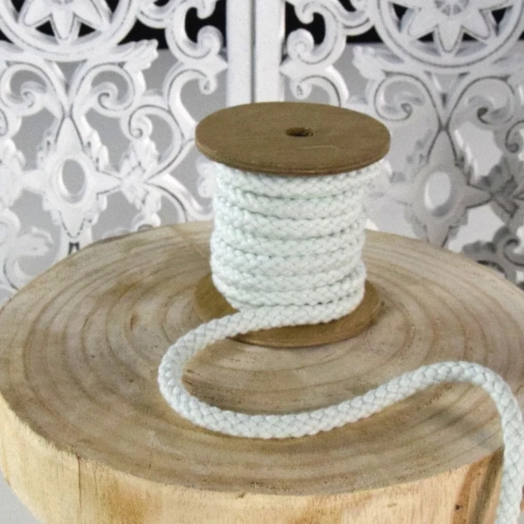 Baumwollkordel, 1cm, pastellmint