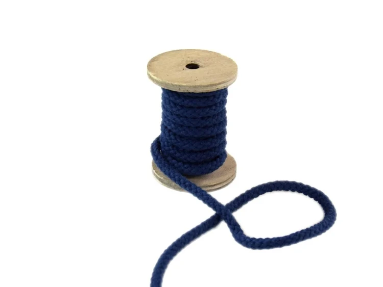 Baumwollkordel 8 mm, dunkelblau
