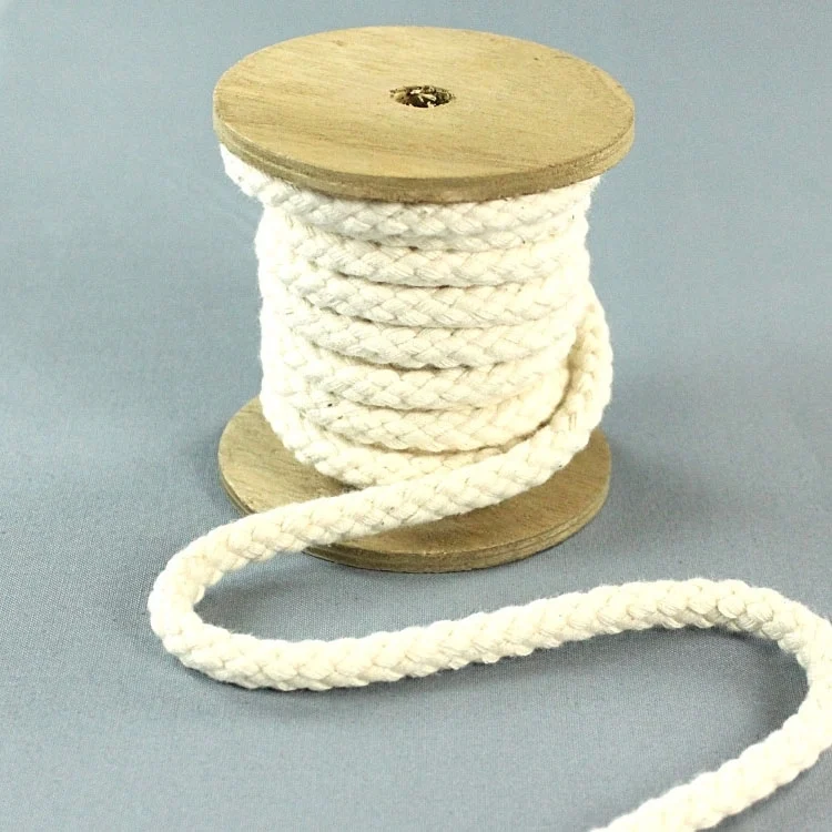 Baumwollkordel 8 mm, natur