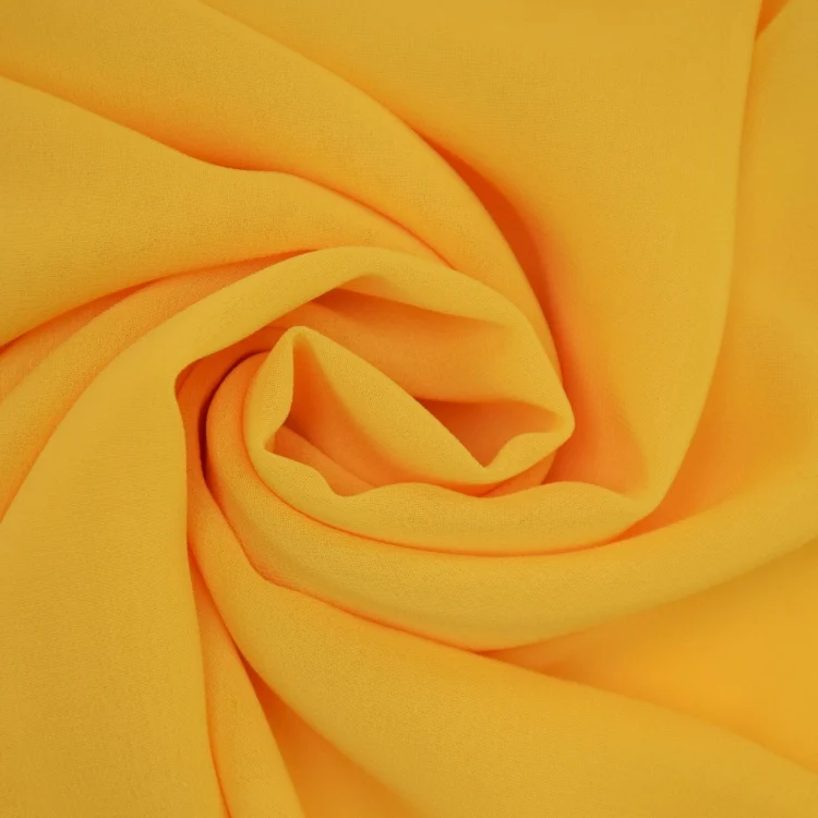 Chiffon uni, gelb