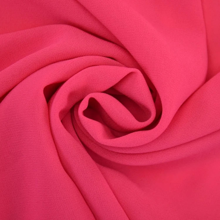 Chiffon uni, pink