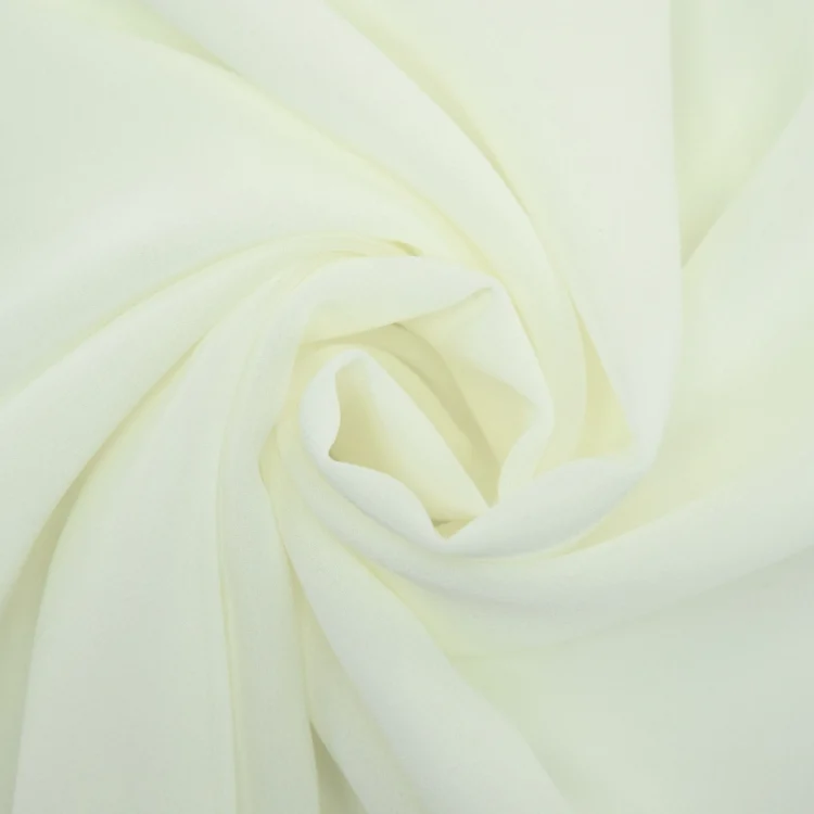 Chiffon uni, wollweiss