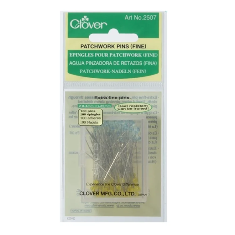 Clover Patchworkstecknadeln ST silber fein