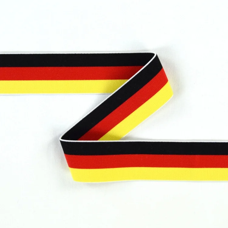 Elastikband, 40 mm Deutschlandstreifen