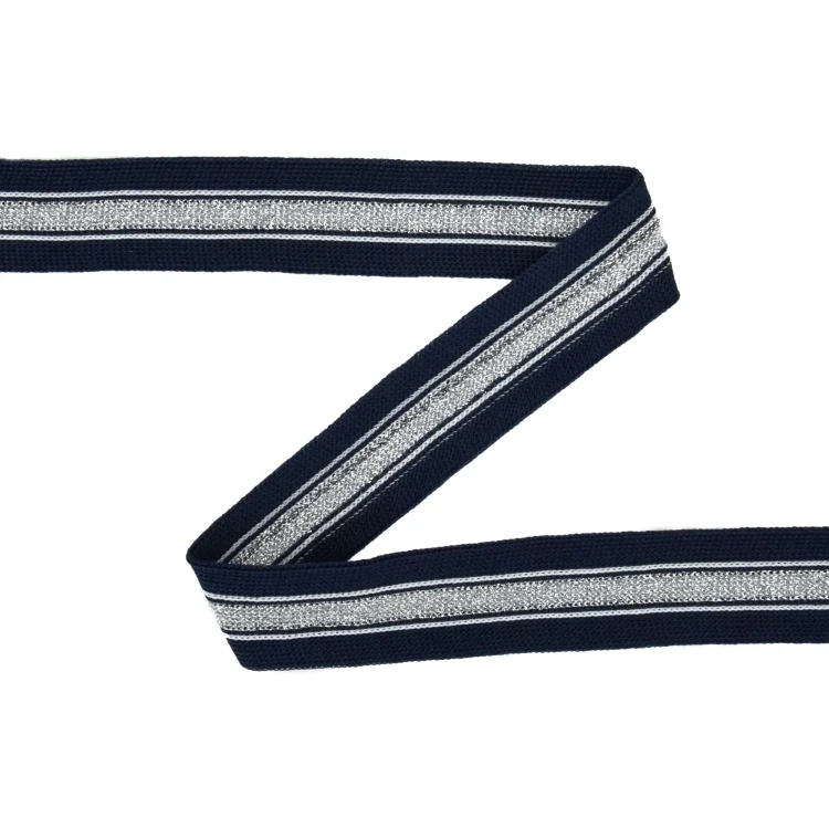 Elastikband Glitzer Holly, dunkelblau