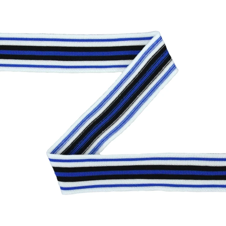 Elastikband Multistreifen, royalblau
