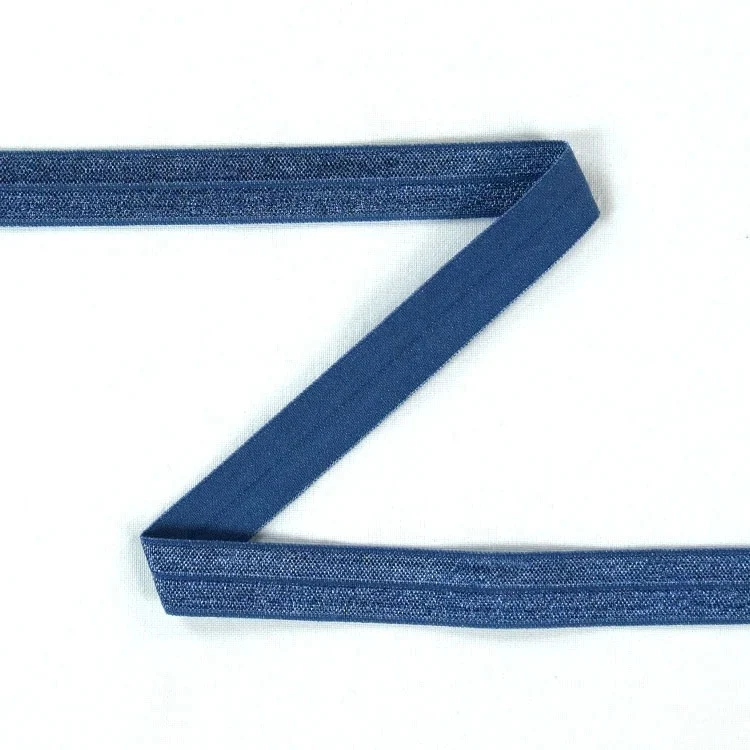Elastisches Einfassband, dunkelblau 15 mm