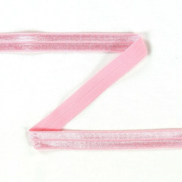Elastisches Einfassband, rosa 15 mm
