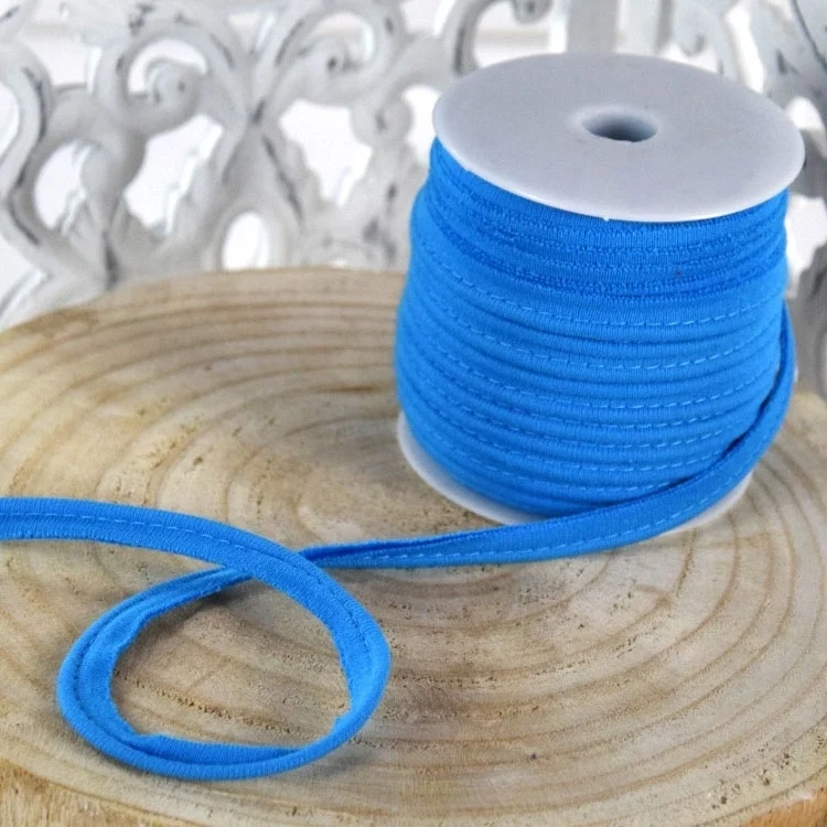 Elastisches Paspelband, aqua