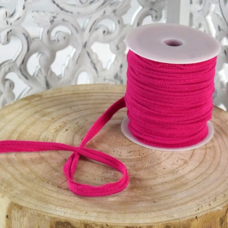 Elastisches Paspelband, fuchsia