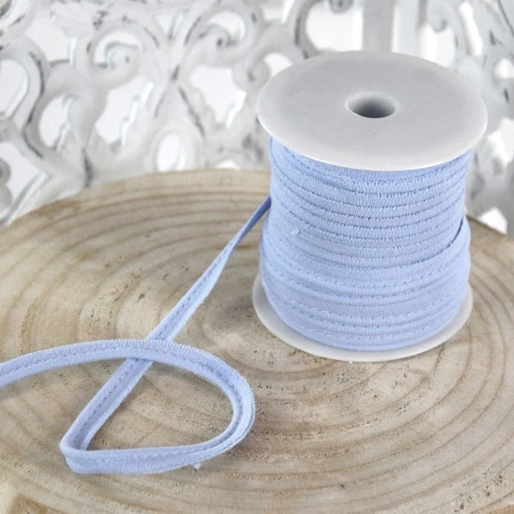 Elastisches Paspelband, hellblau