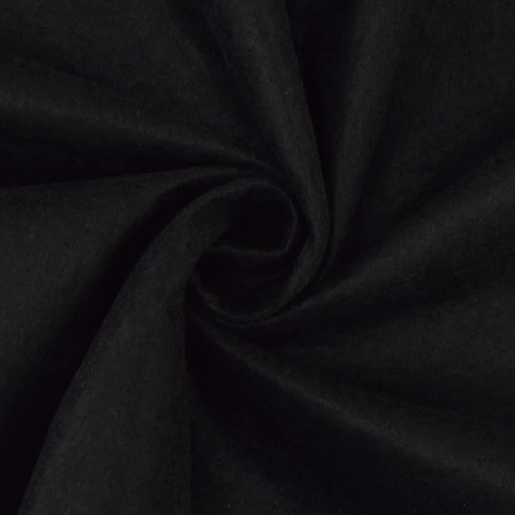 Filz, 1 mm, 90 cm breit, schwarz