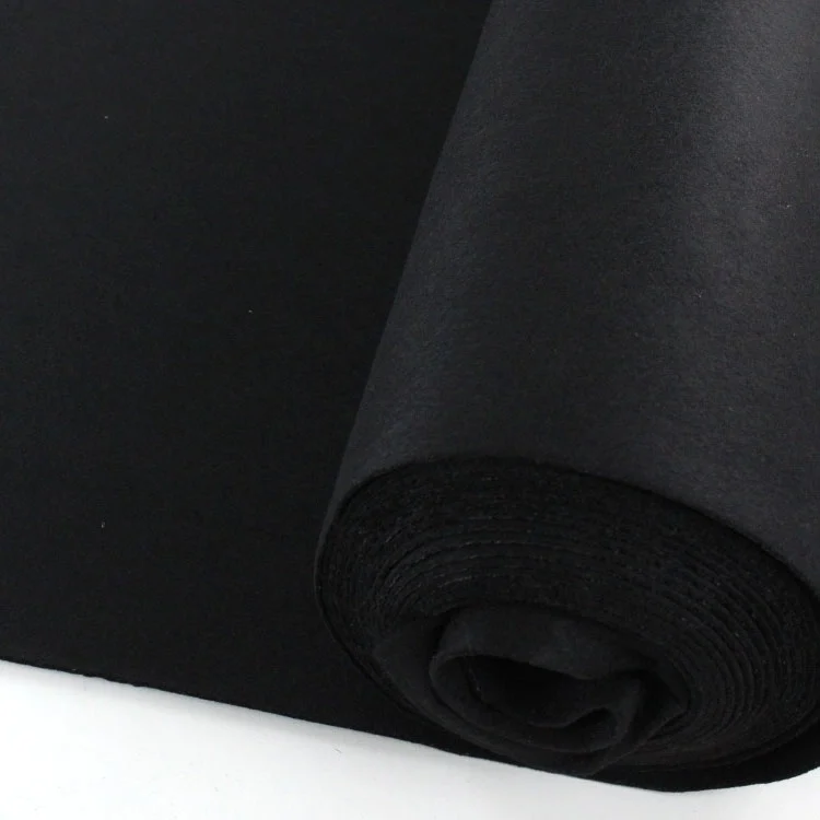 Filz, 3 mm, 90 cm breit, schwarz