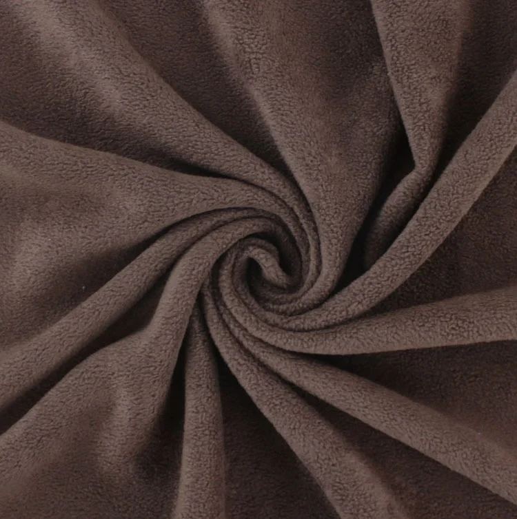 Fleece Antipilling dunkelbraun