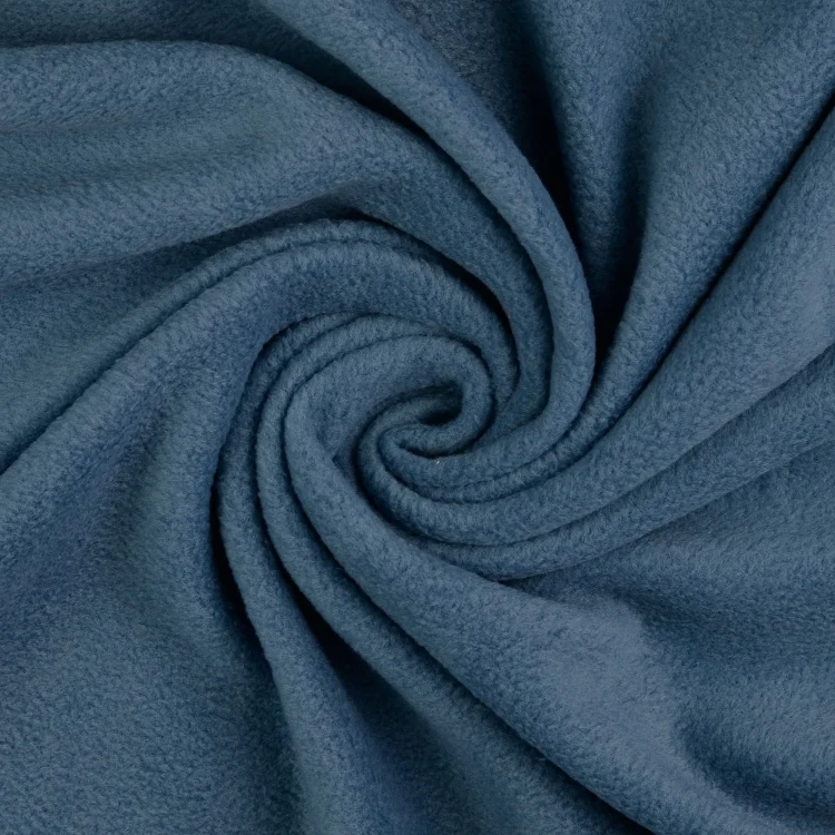 Fleece Antipilling, taubenblau