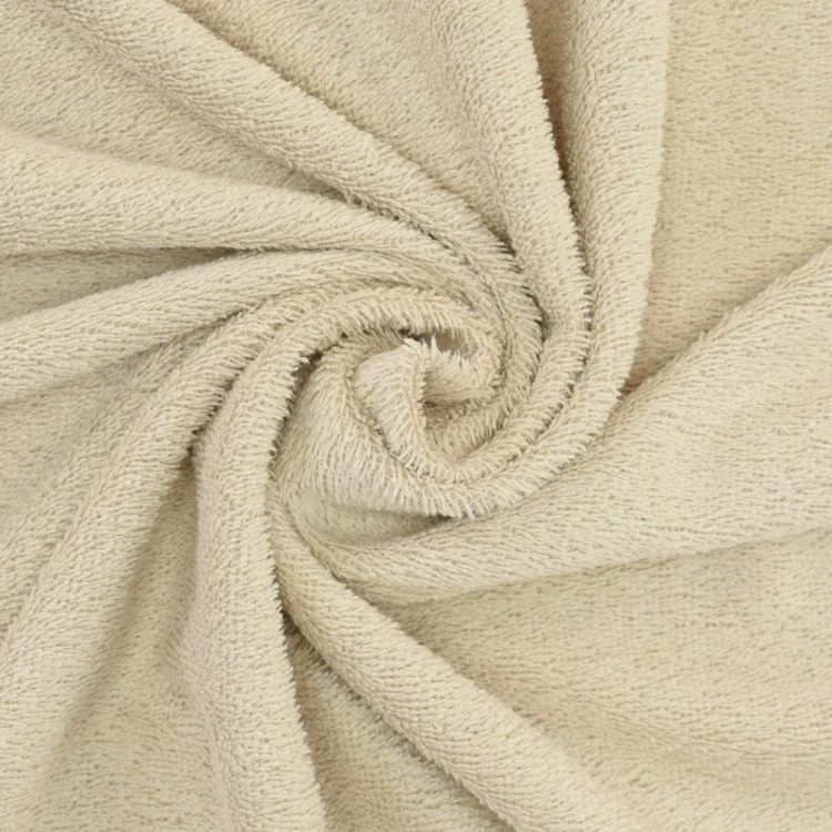 Frotteestoff beige