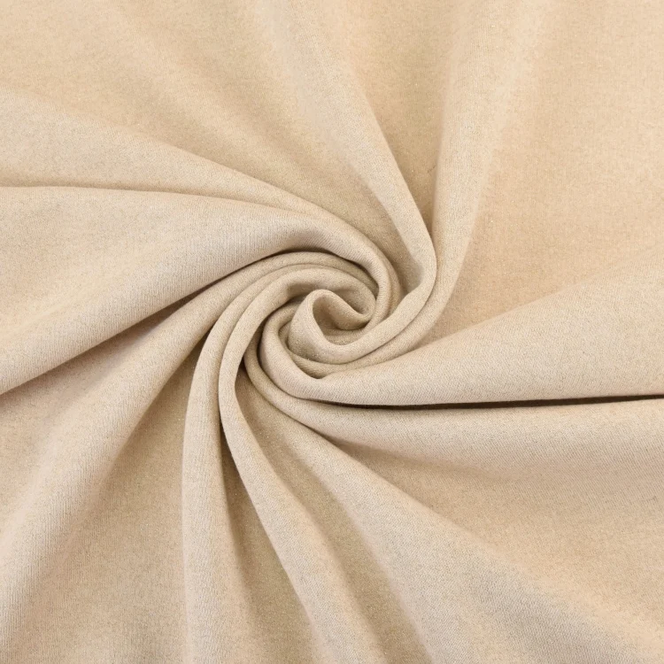 Glitzer Sweatshirt creme meliert
