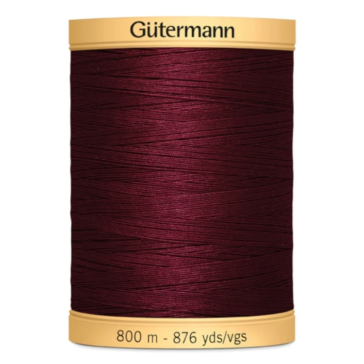 Gütermann C NE 50 Baumwollgarn 800 m, bordeaux