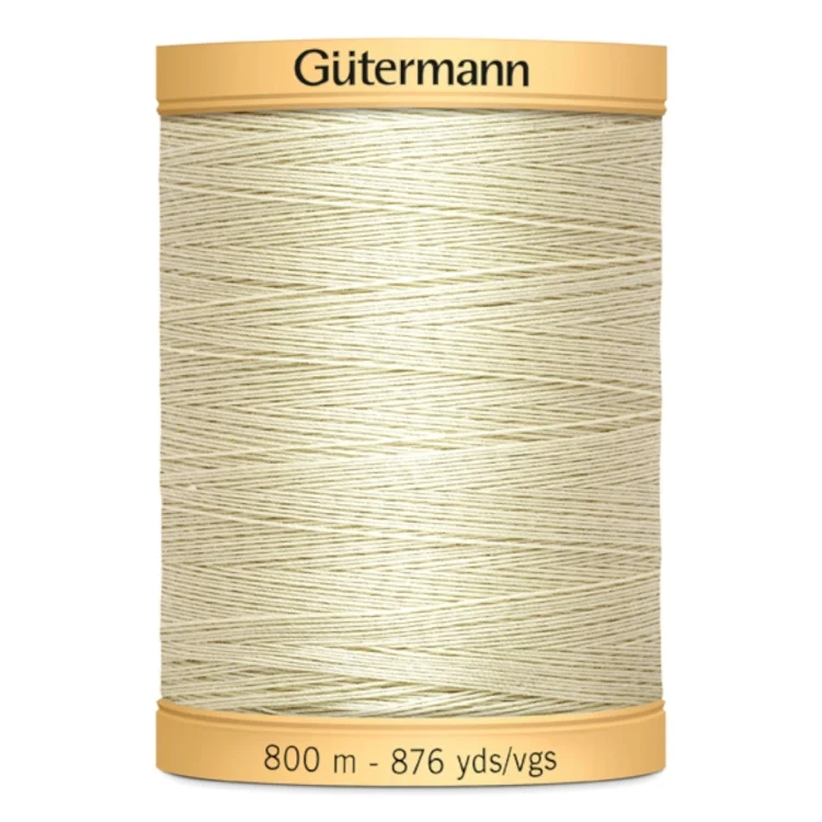 Gütermann C NE 50 Baumwollgarn 800 m, creme