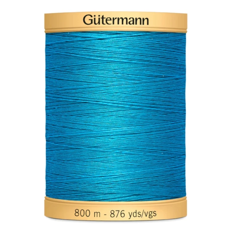 Gütermann C NE 50 Baumwollgarn 800 m, türkis