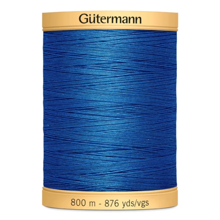 Gütermann C NE 50 Baumwollgarn 800 m, royalblau