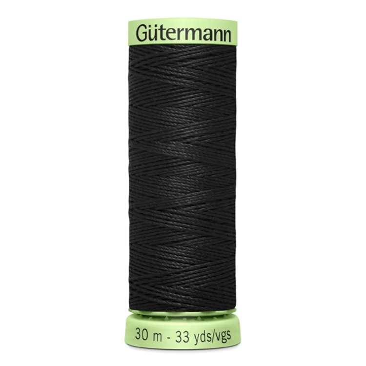 Gütermann Zierstich- und Knopflochgarn (000) schwarz