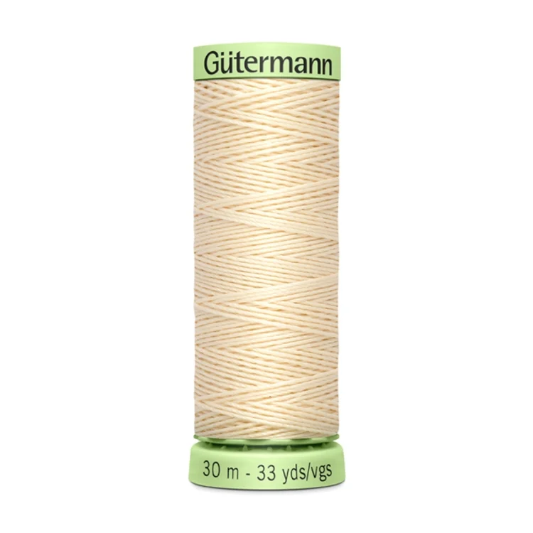 Gütermann Zierstich- und Knopflochgarn (414) creme