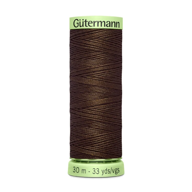 Gütermann Zierstich- und Knopflochgarn (694) dunkelbraun