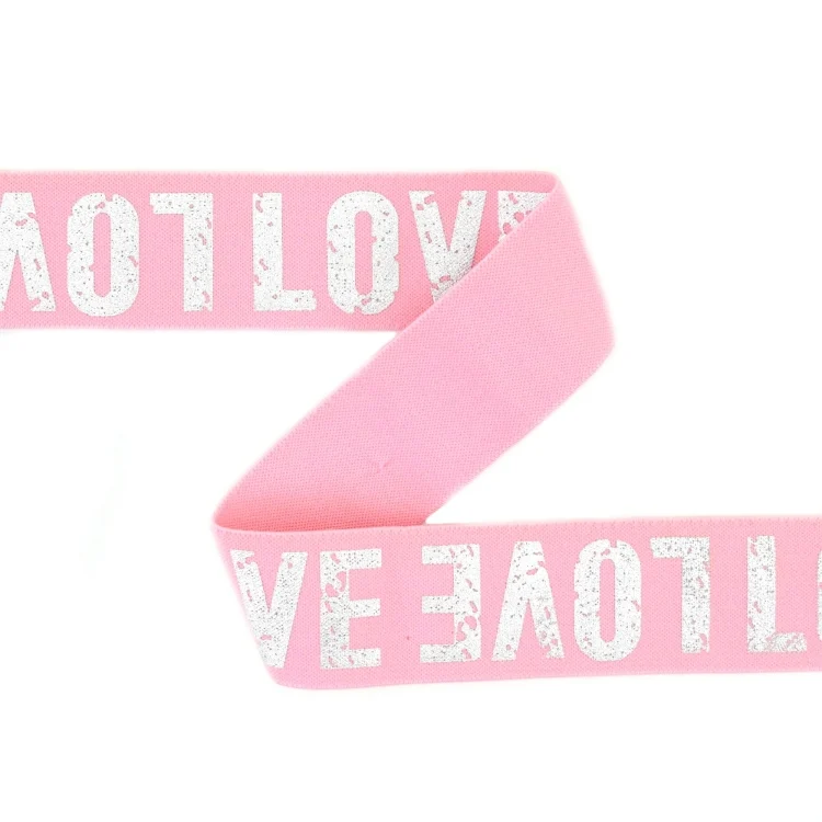 Gummiband Love, rosa