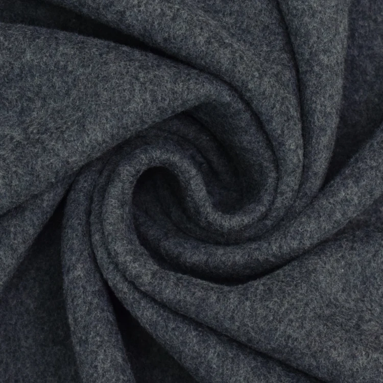 Organic Baumwollfleece, anthrazit