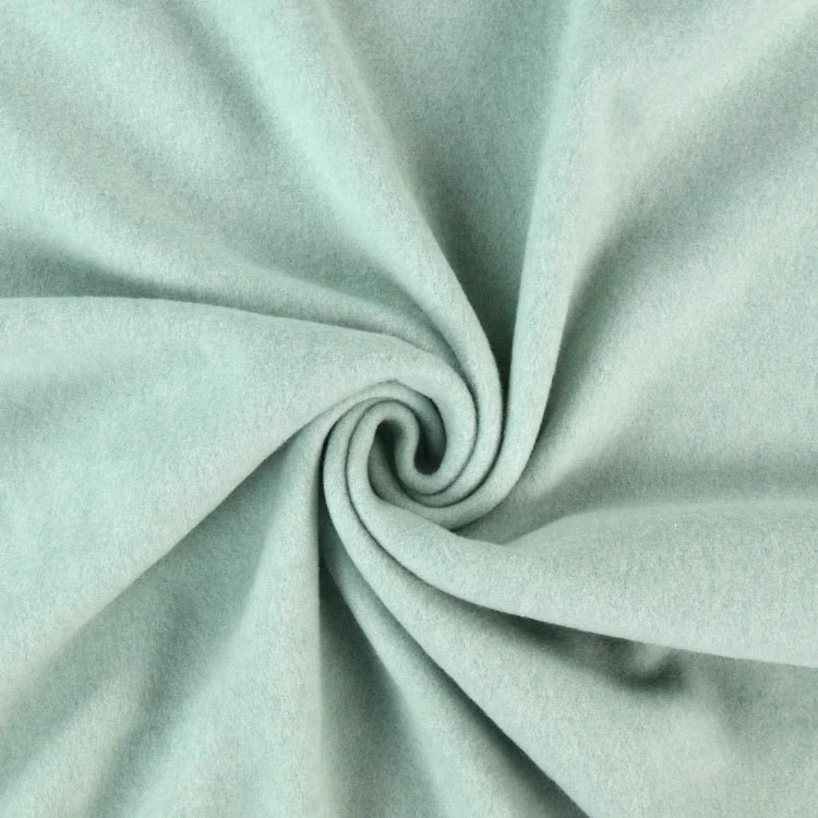 Organic Baumwollfleece, hellmint